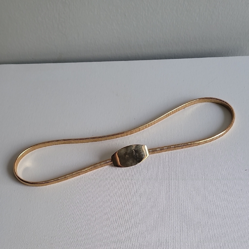 Elegant Gold Omega Women's Belt